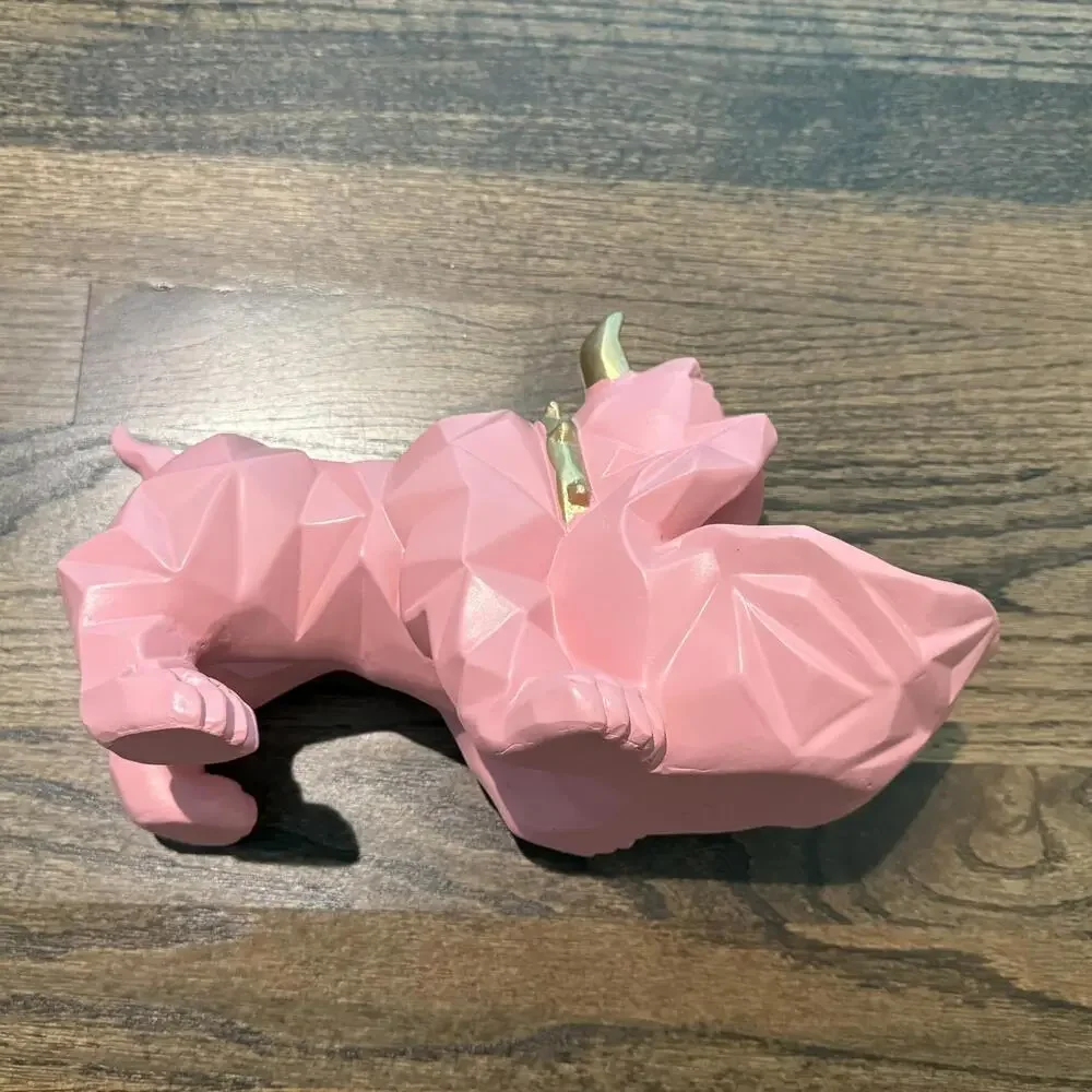 LILOVE Abstract Pink English Bulldog - Picture 6 of 7